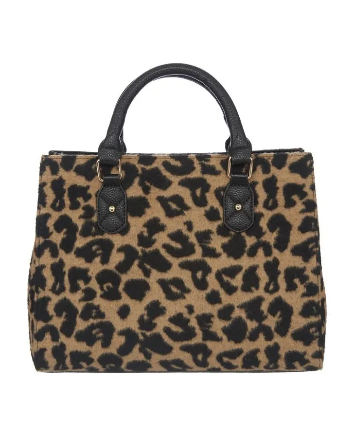 Leopard Double Compartment Bag