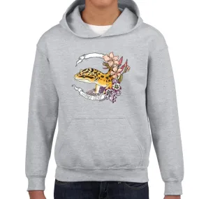 Leopard Gecko Banner Youth Hoodie