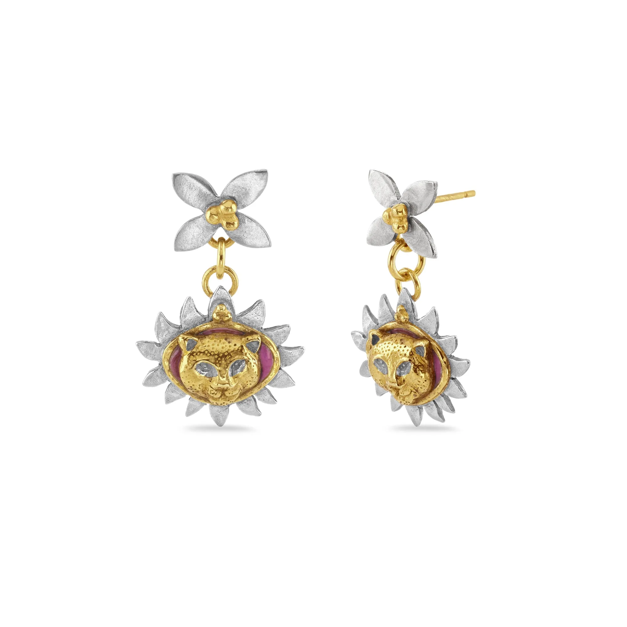 Limited Edition Mini Floris & Layered Flame Earrings