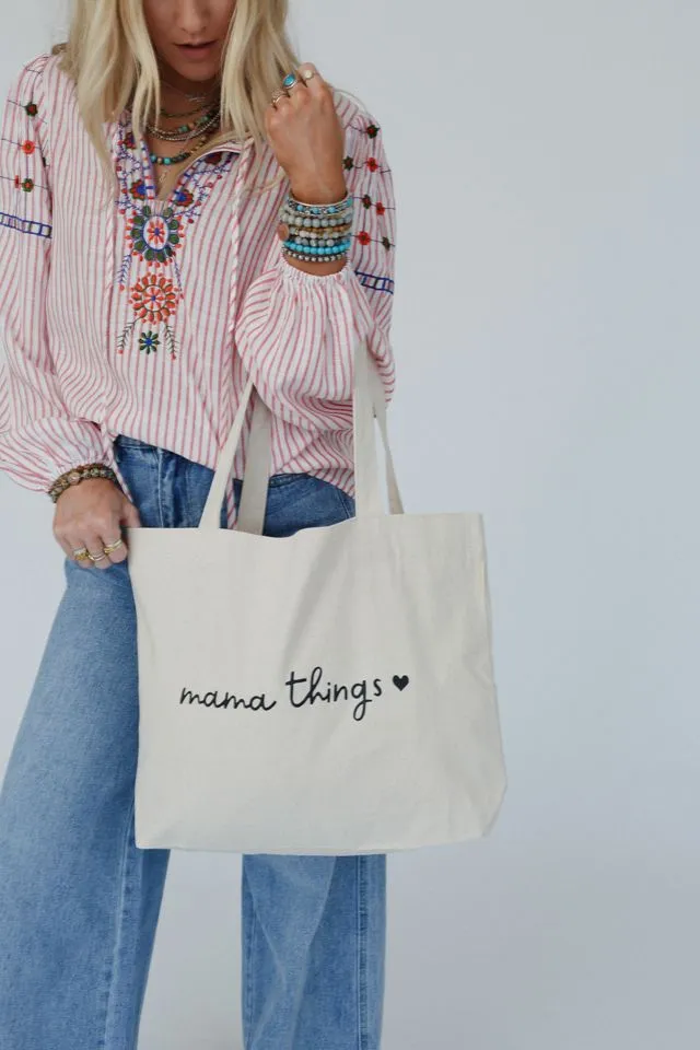 Mamas Daily Essential Tote - Natural