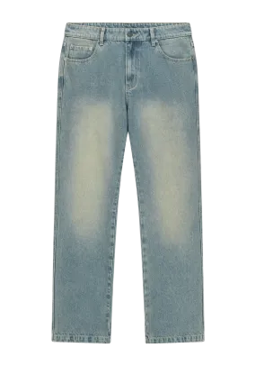 Mud Dyed Vintage Distressed Jeans