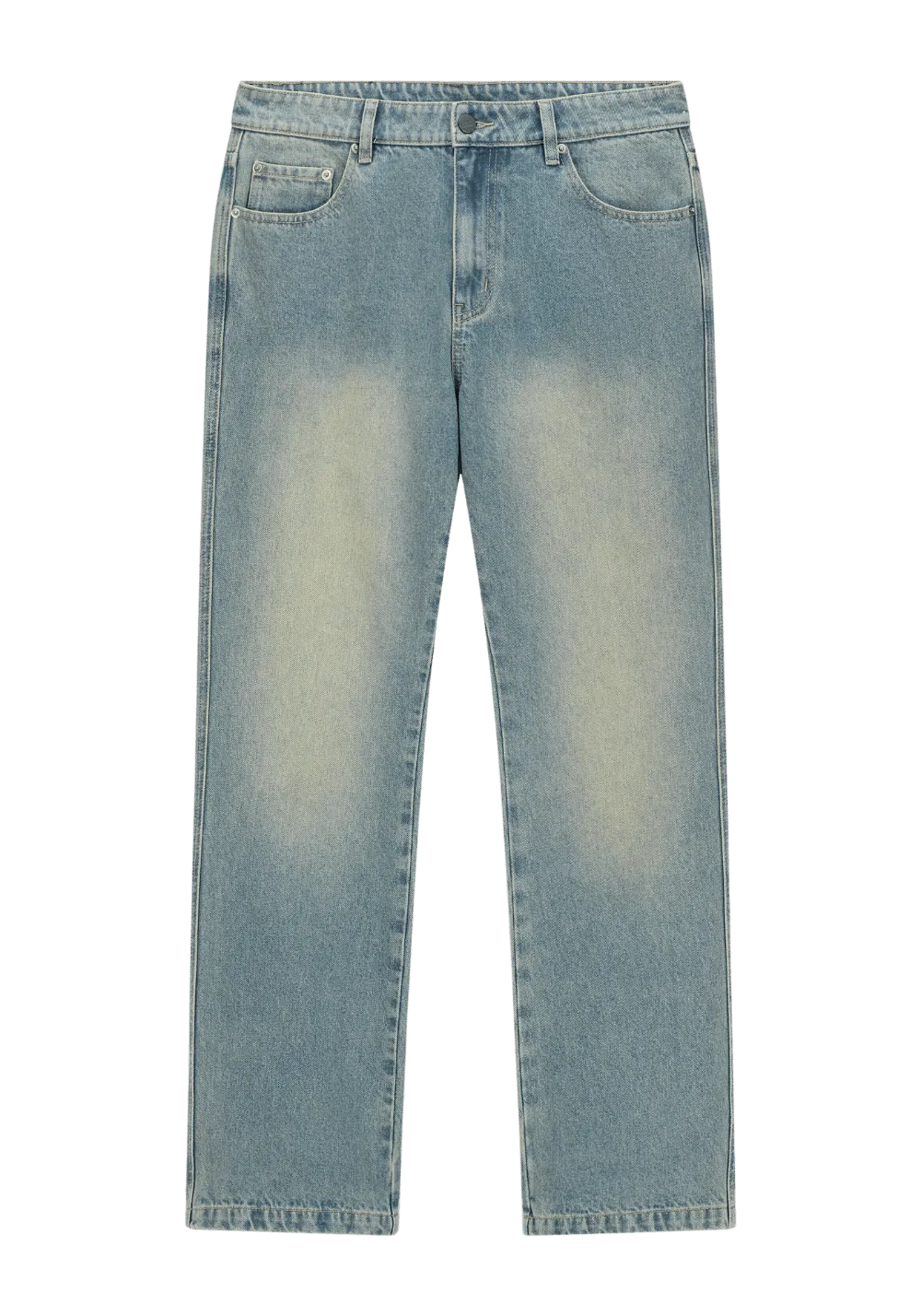 Mud Dyed Vintage Distressed Jeans