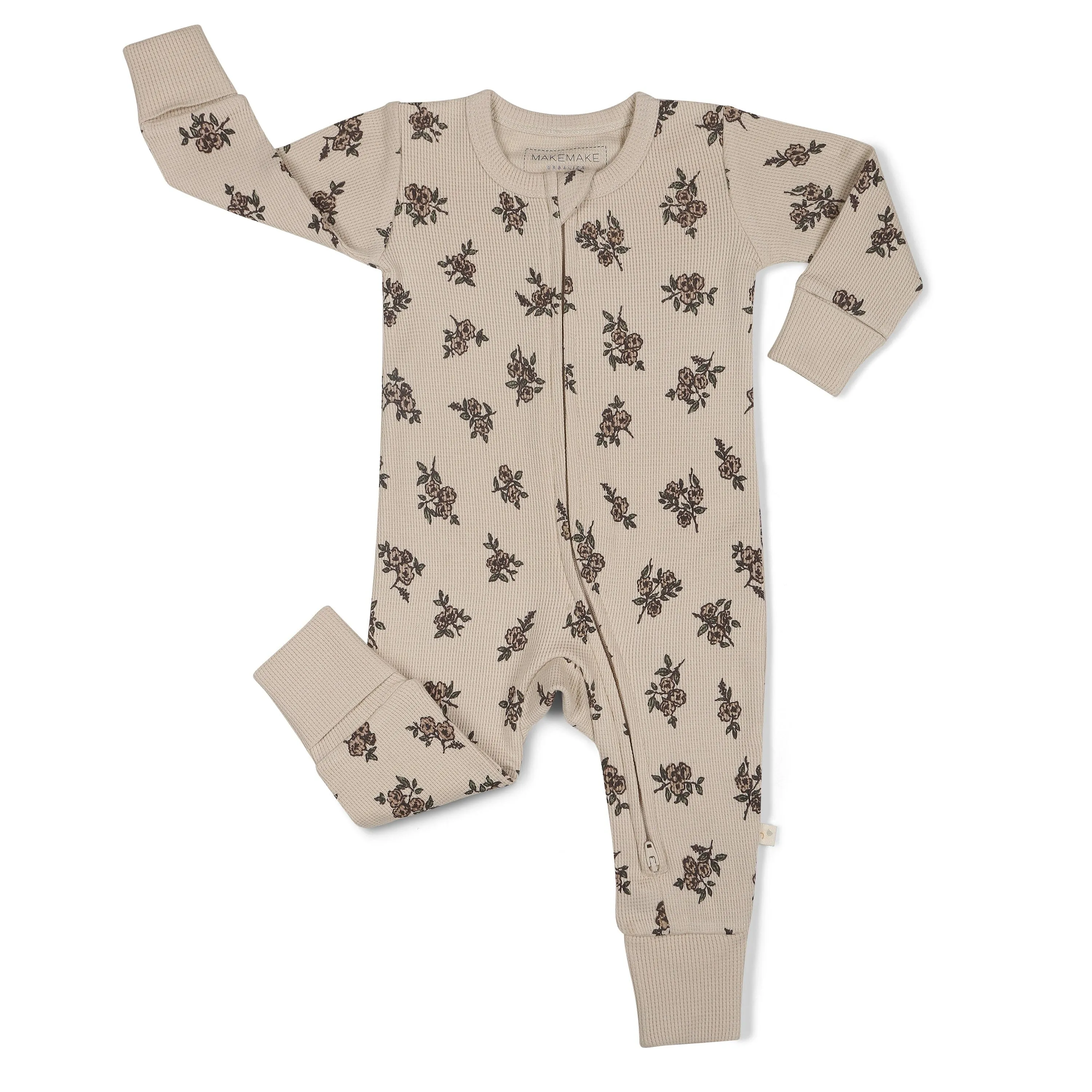 Organic 2-Way Zip Romper | Posy