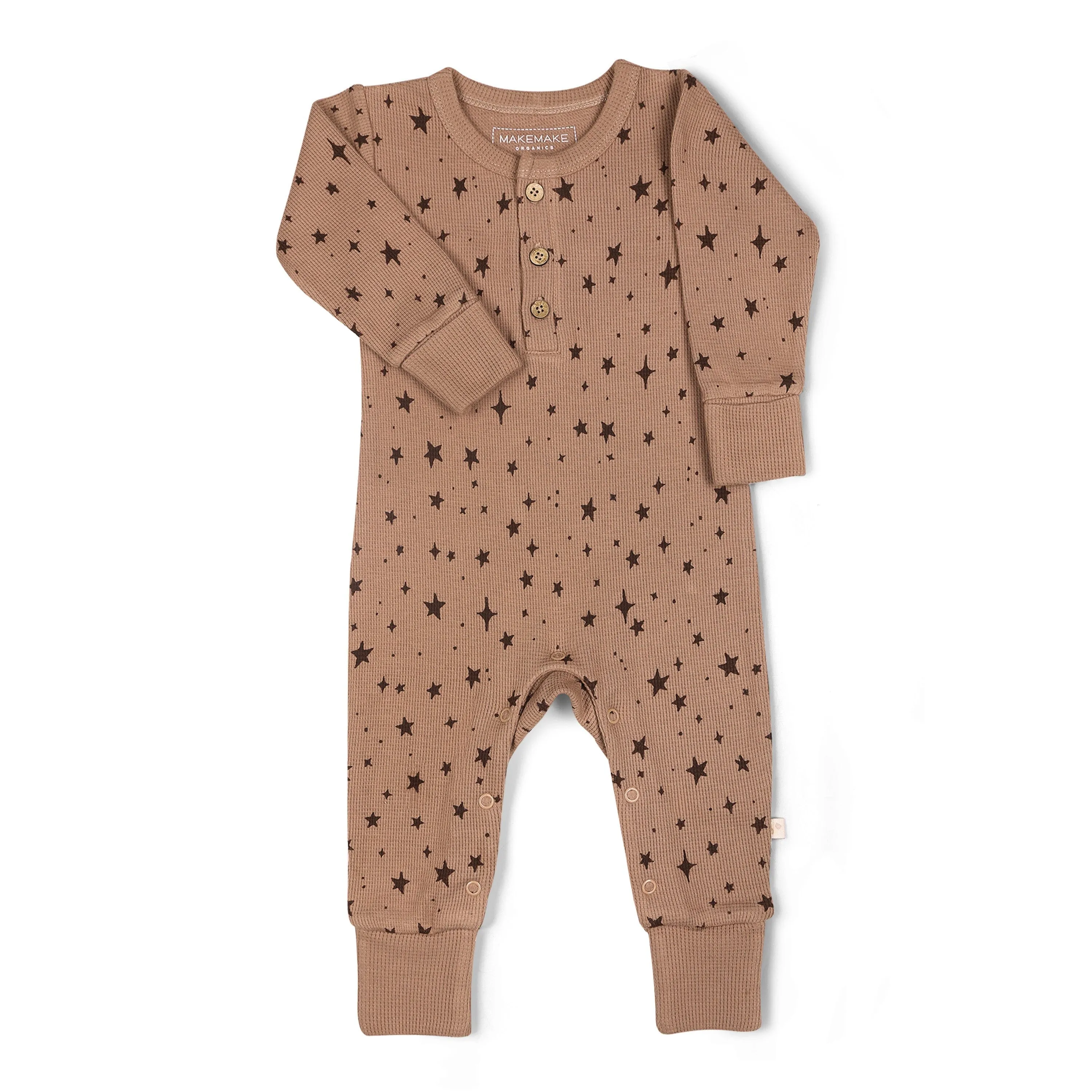 Organic Button Romper | Starstruck