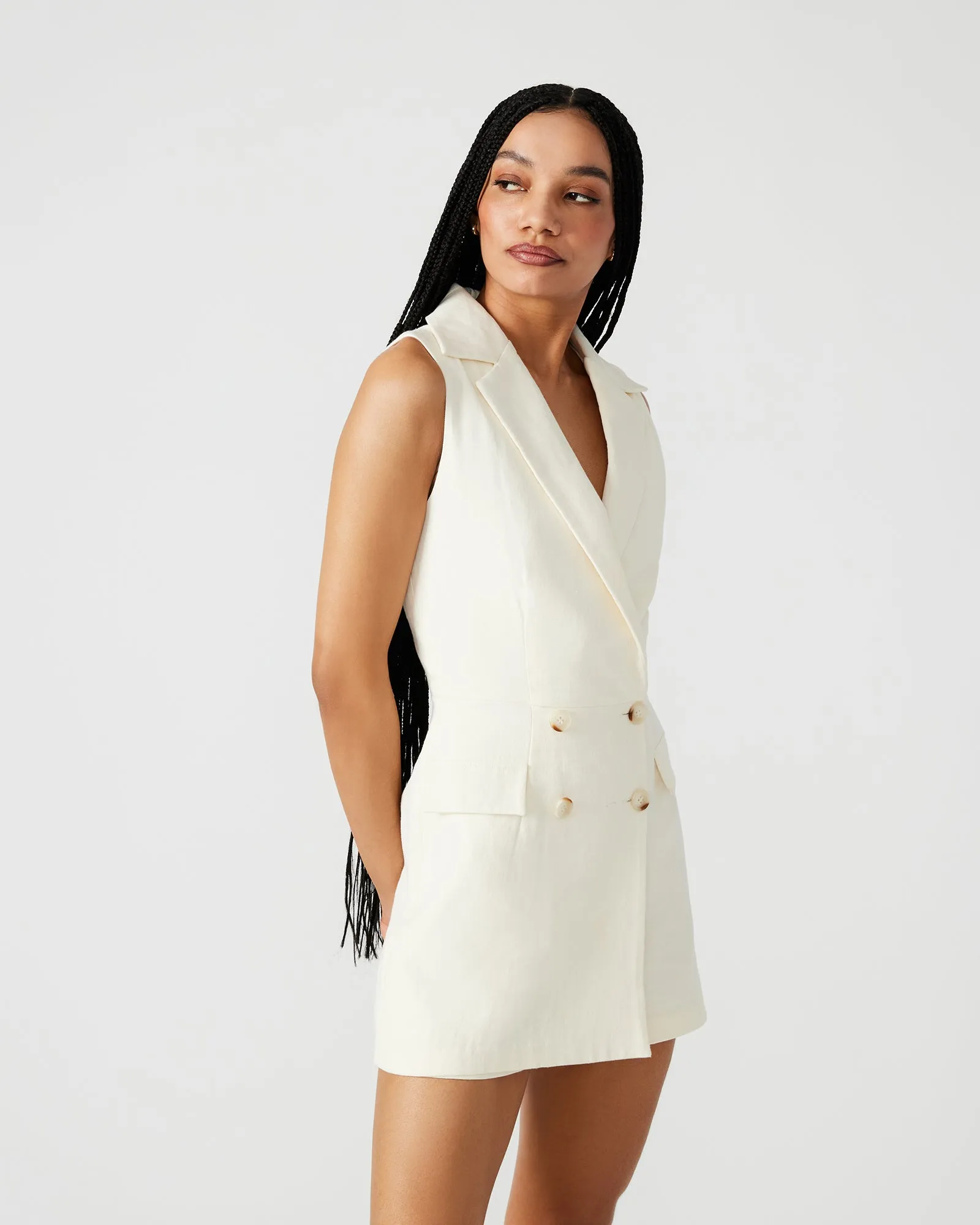 PARIS ROMPER IVORY