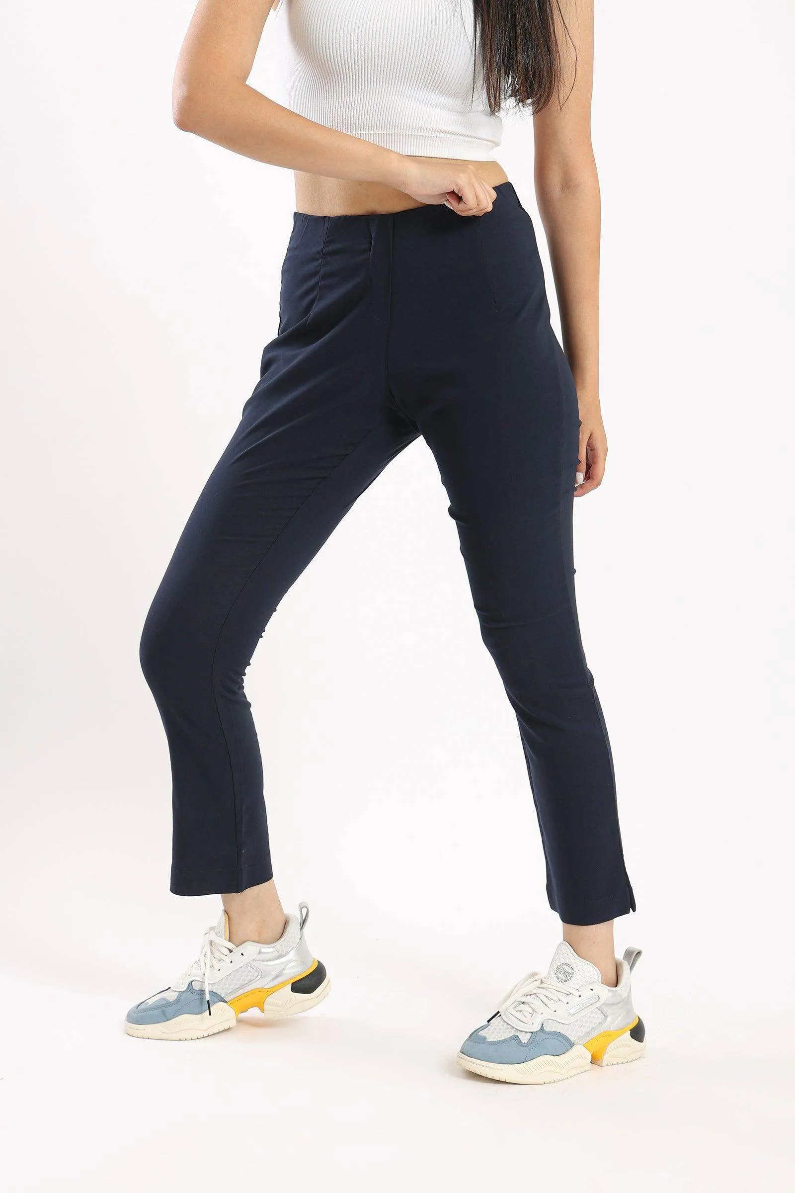 Plain Slim Pants