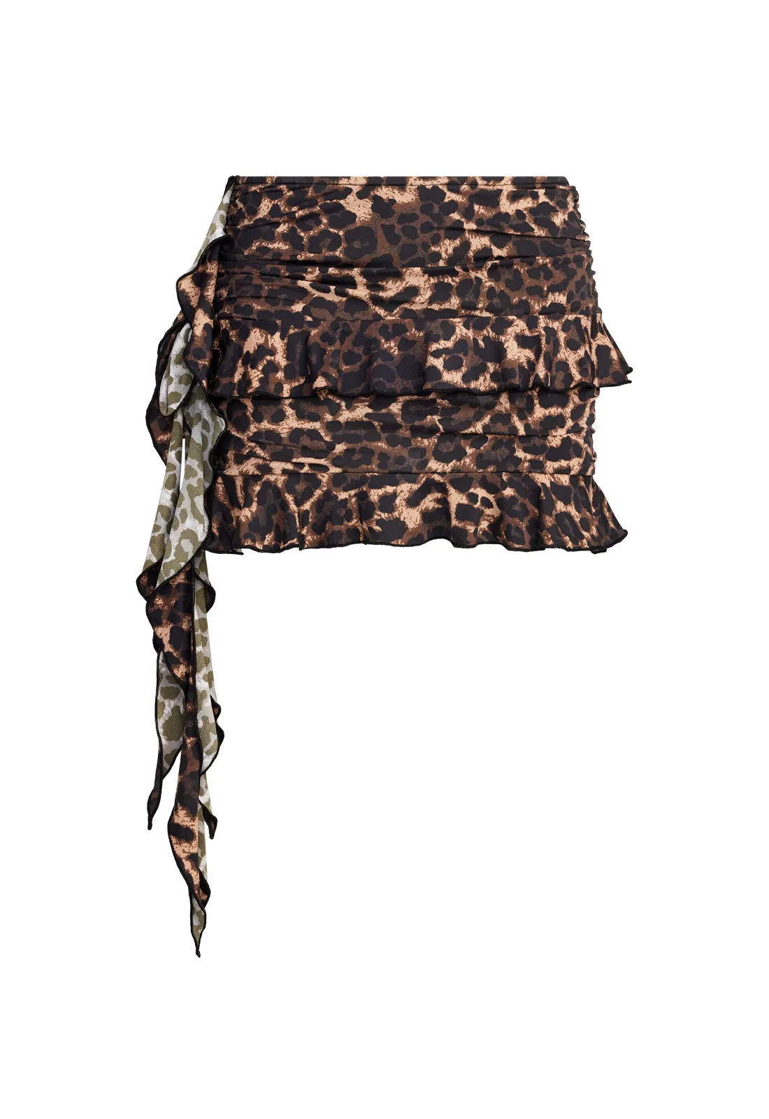 RENDEZVOUS MINI SKIRT - LEOPARD