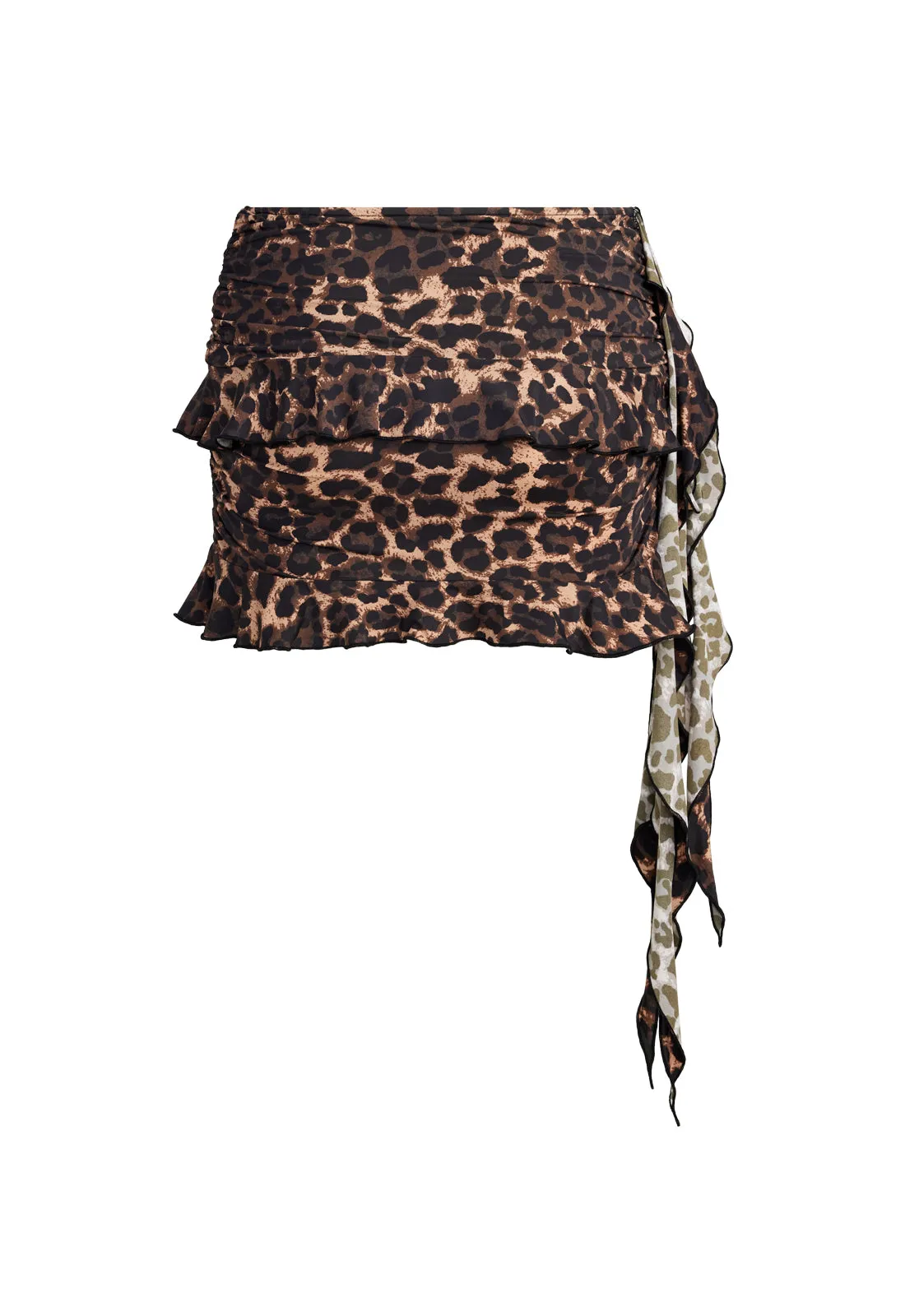 RENDEZVOUS MINI SKIRT - LEOPARD