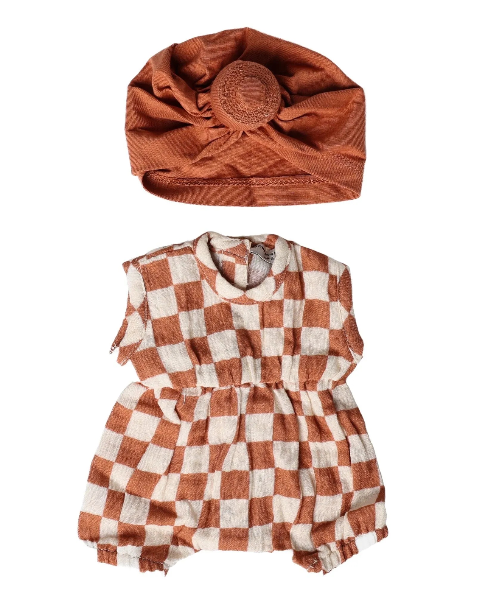 Romper with Turban Bundle | Clay Checker