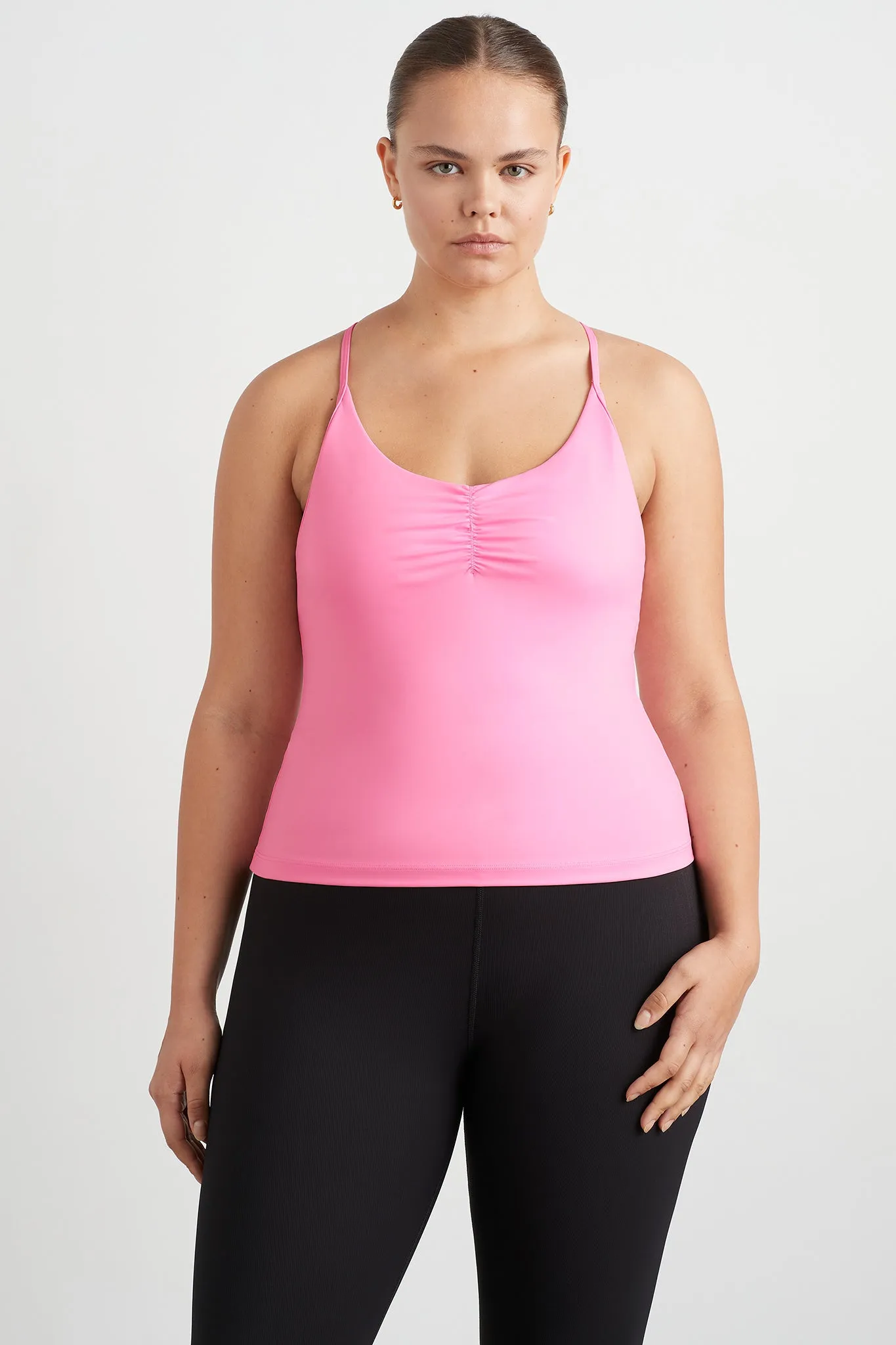 Ruched Active Tank 349