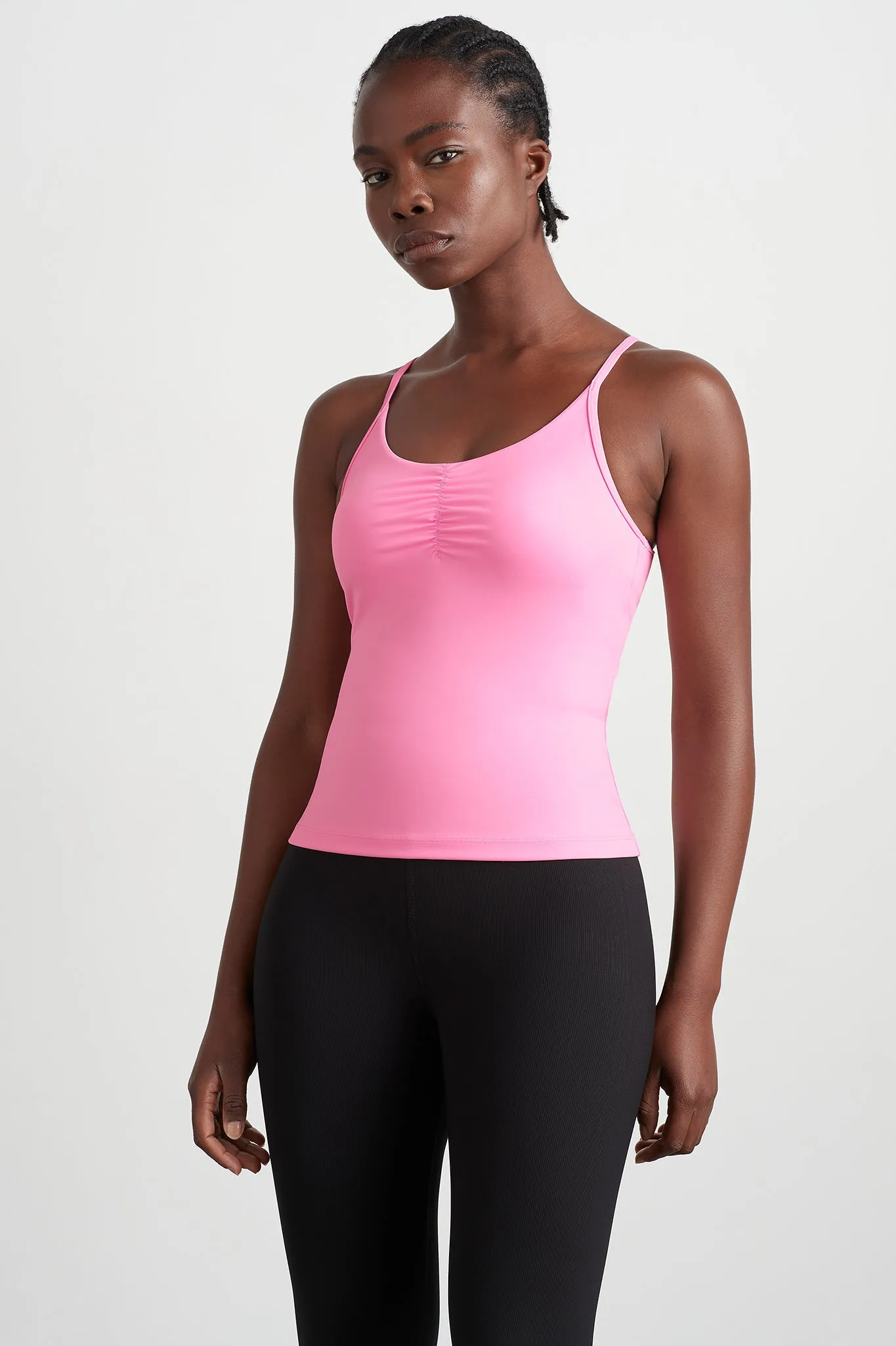 Ruched Active Tank 349