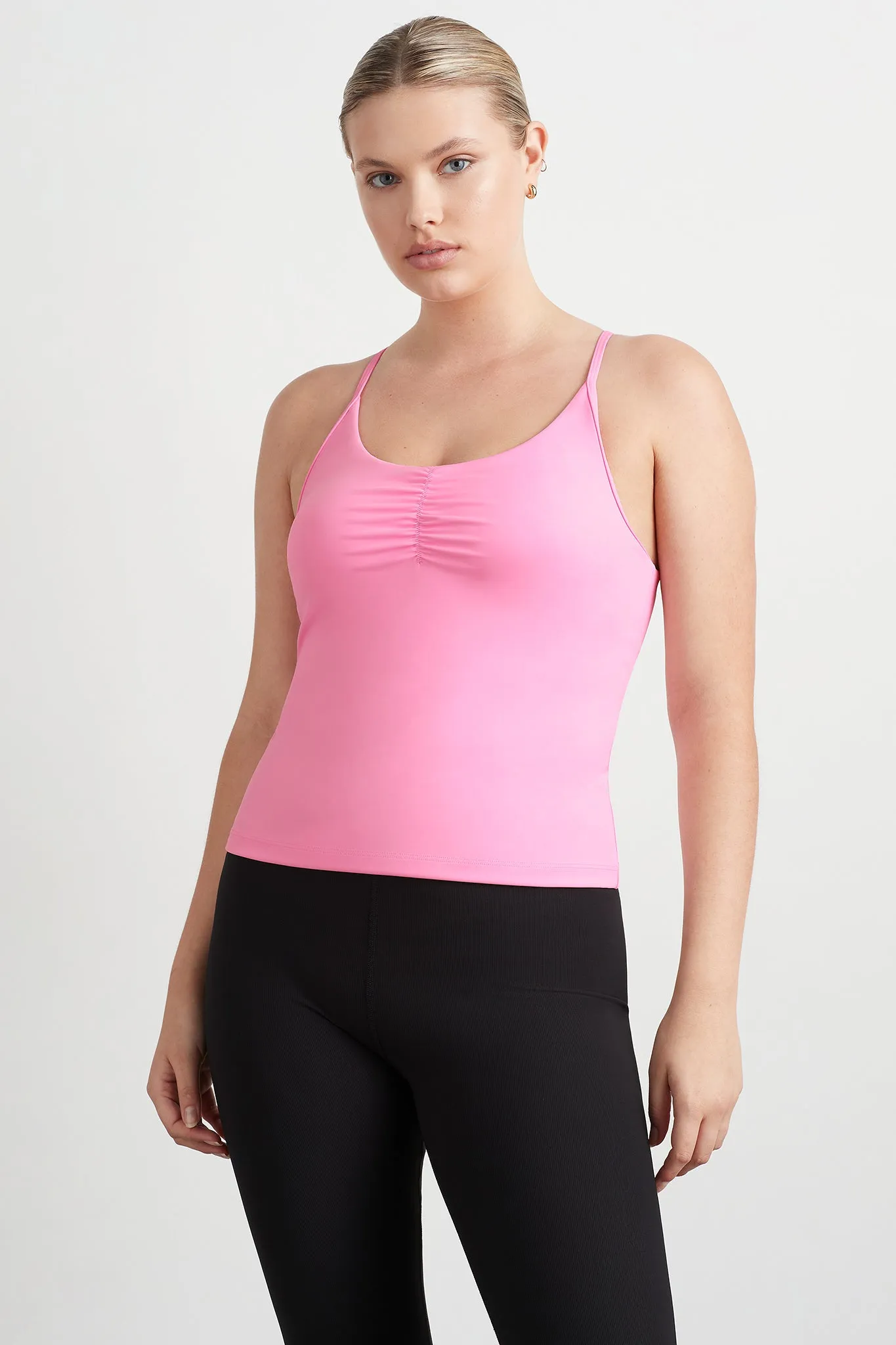 Ruched Active Tank 349