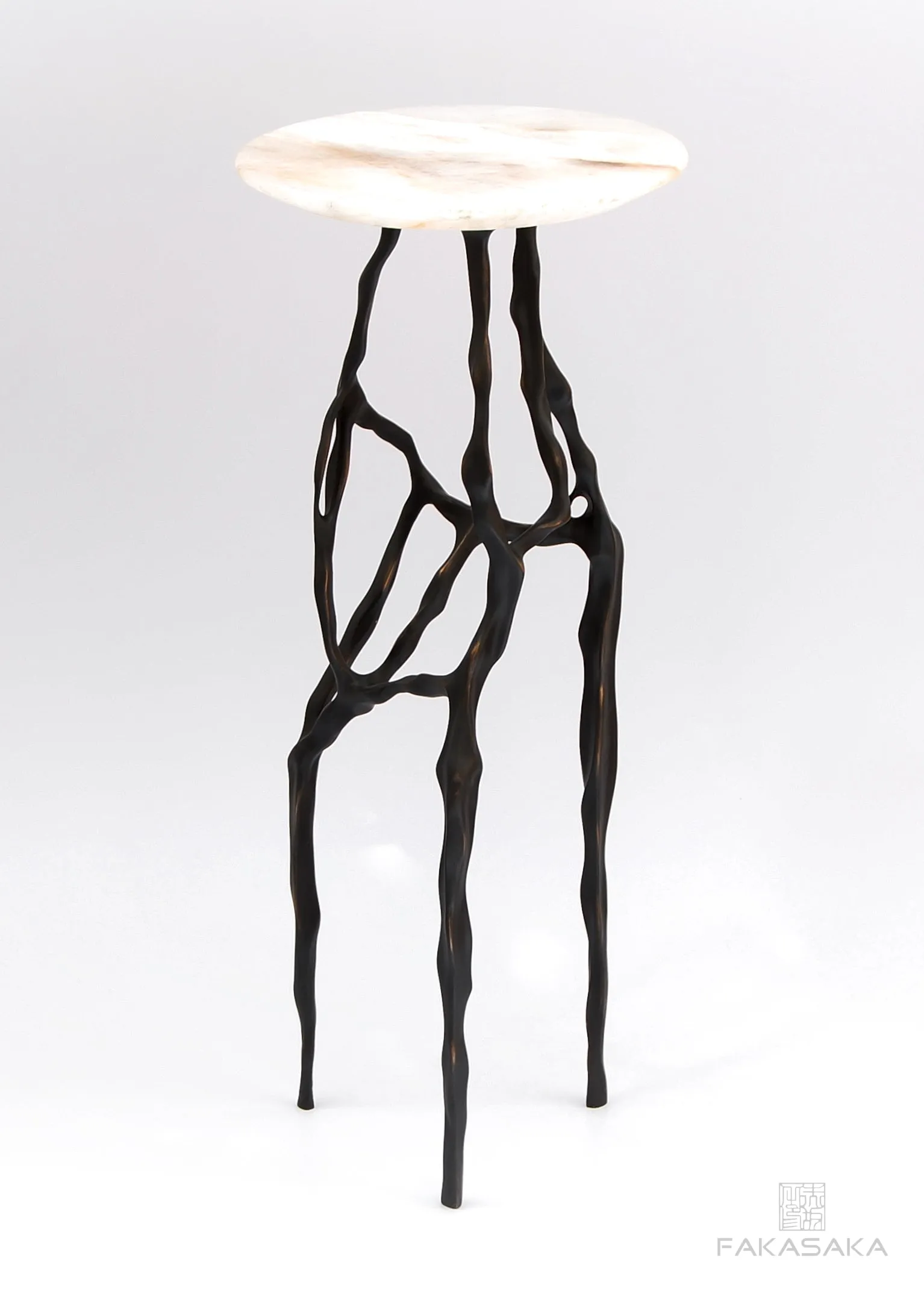 SID DRINK TABLE<br><br>ONYX<br>DARK BRONZE