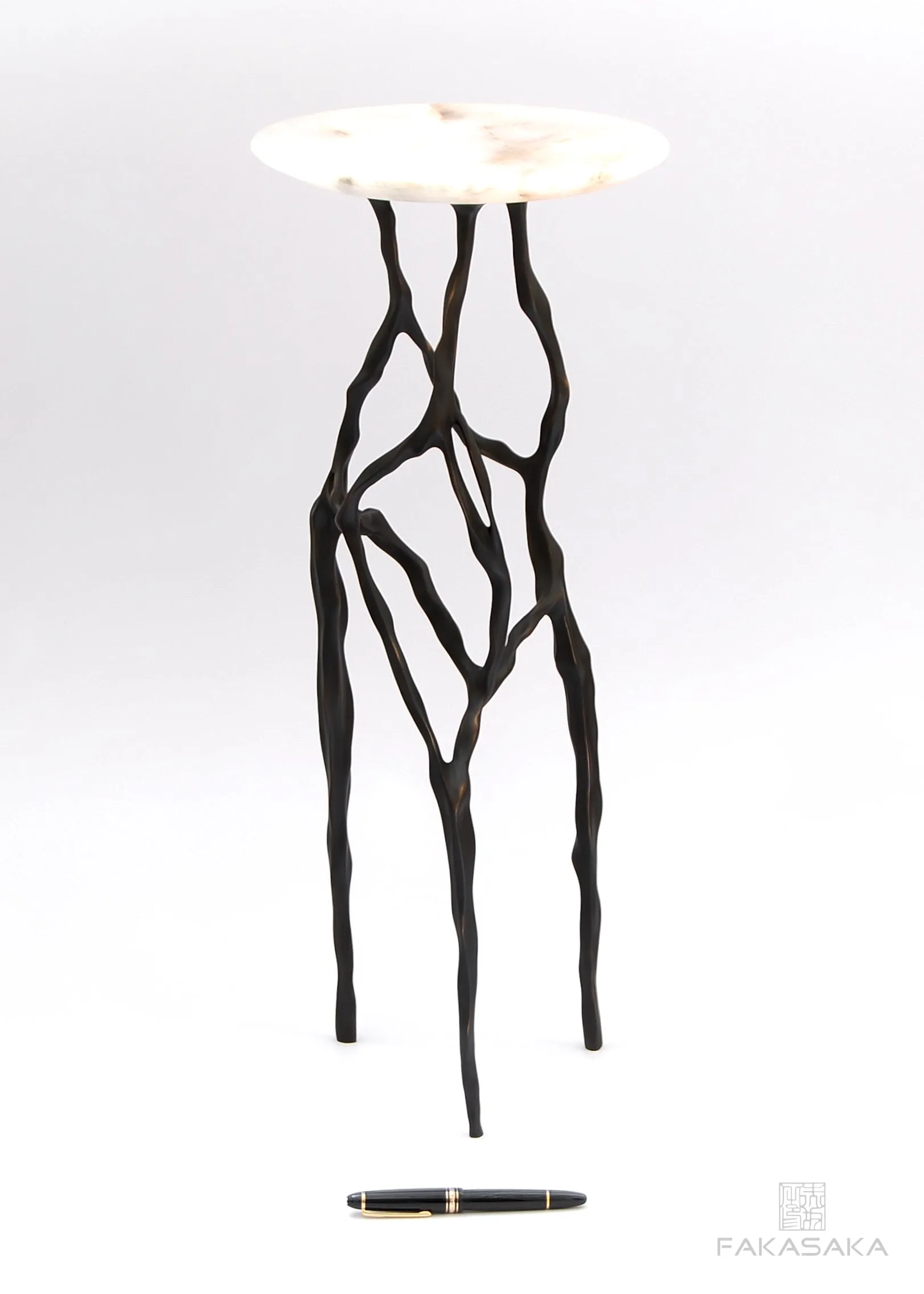 SID DRINK TABLE<br><br>ONYX<br>DARK BRONZE