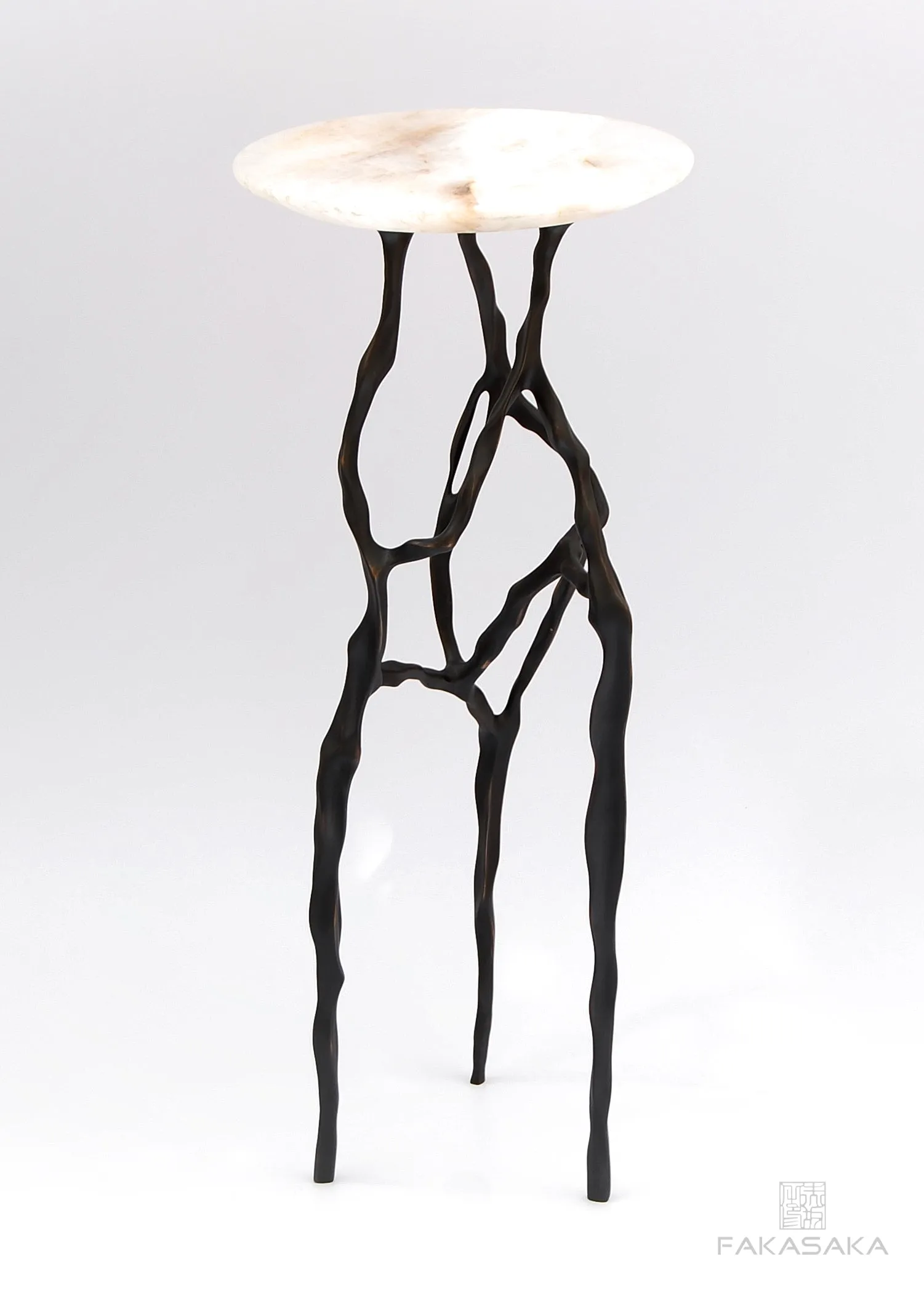 SID DRINK TABLE<br><br>ONYX<br>DARK BRONZE