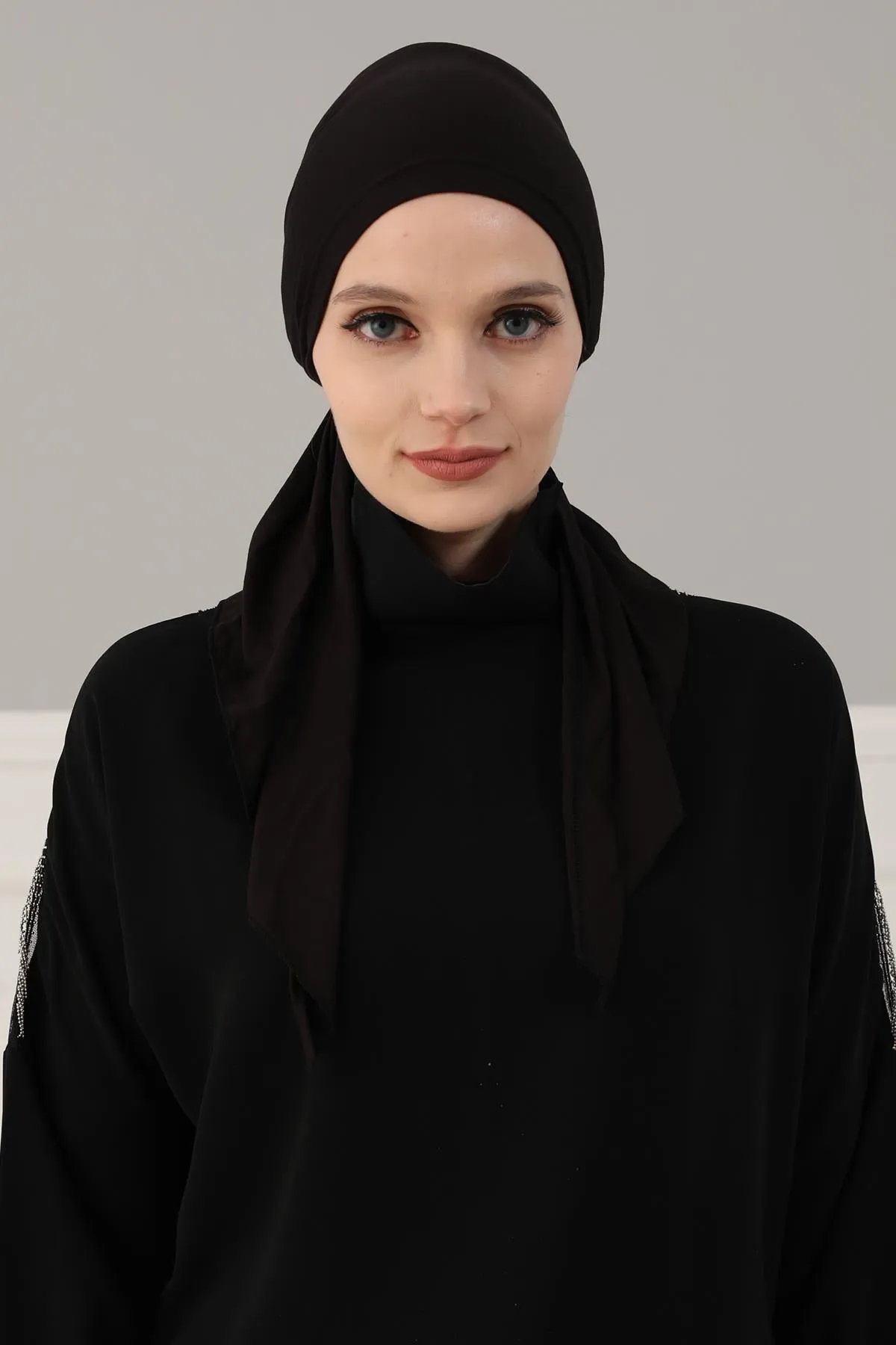 Simple Pre-Tied Turban Bonnet for Women, Easy Wear Chemo Headwear for Cancer Patients, Soft and Breathable Cotton Headwrap,B-47