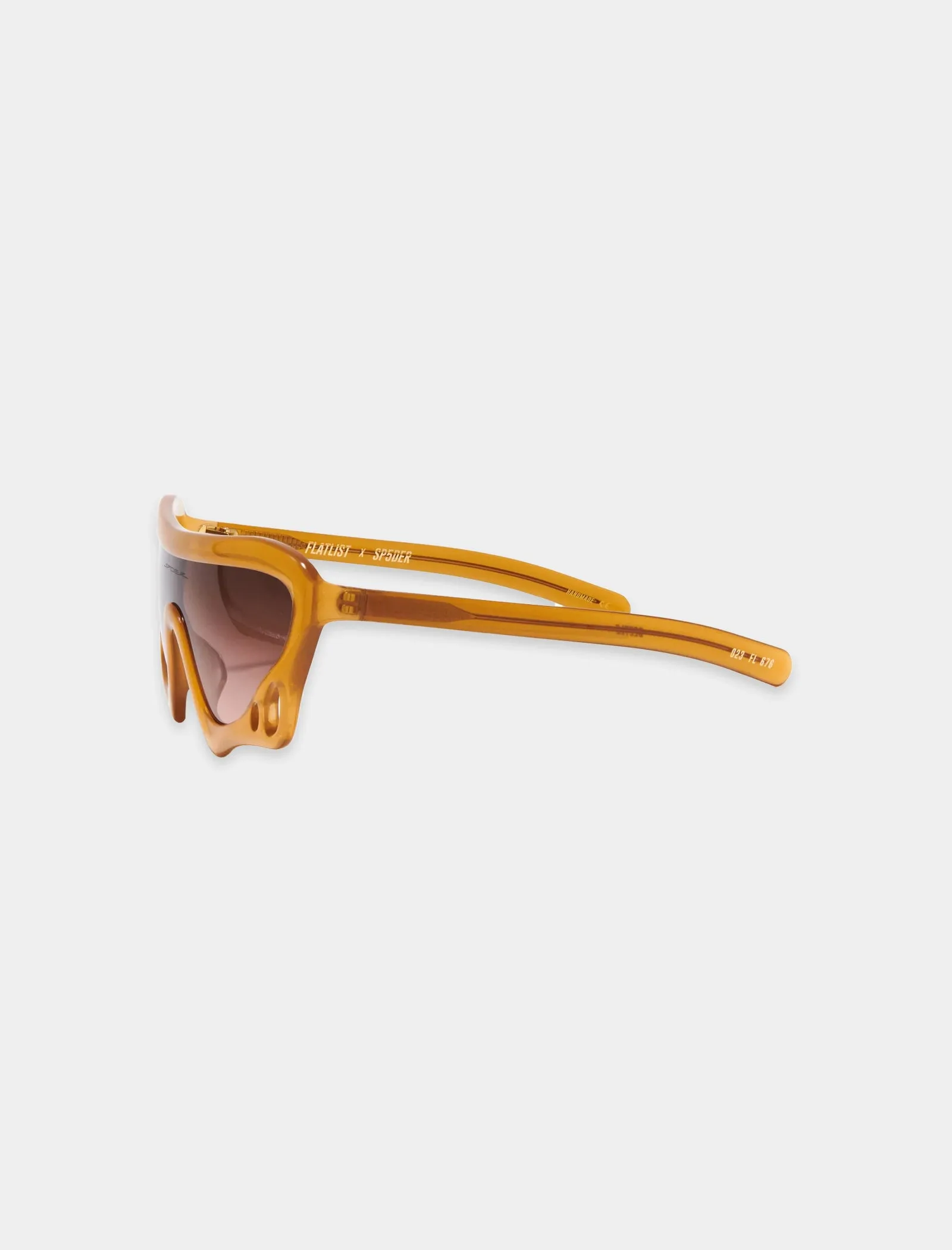 SPIDER WORLDWIDE X BEETLE SUNGLASSES MILKY AMBER