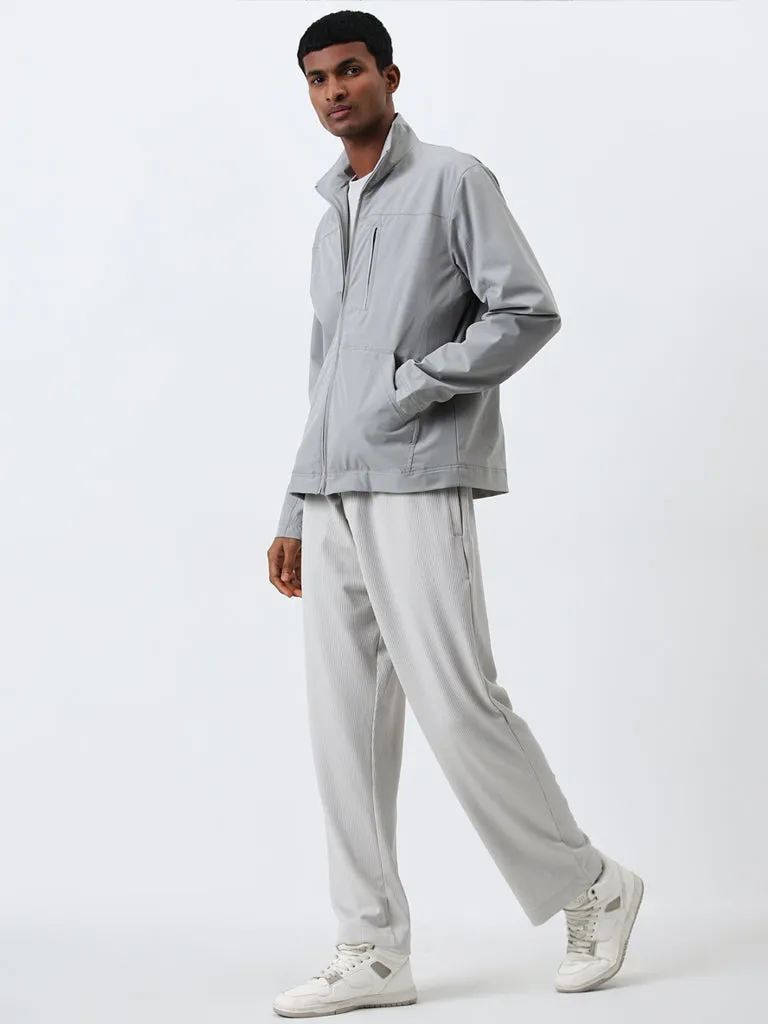 Studiofit Grey Relaxed-Fit Jacket