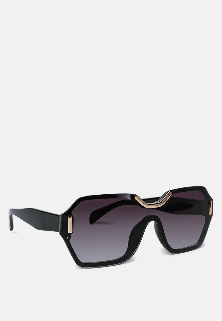 The Unreal Oversized Hexagonal Sunglasses