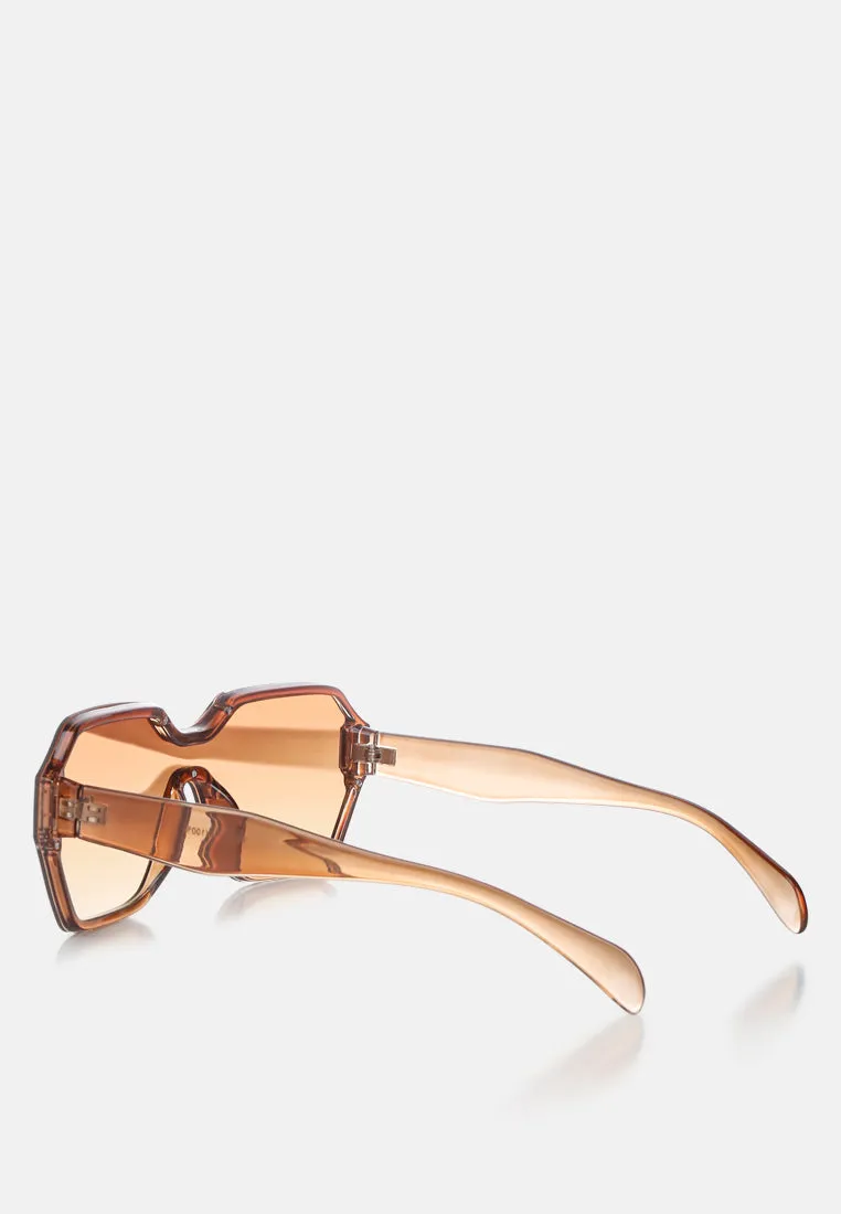 The Unreal Oversized Hexagonal Sunglasses