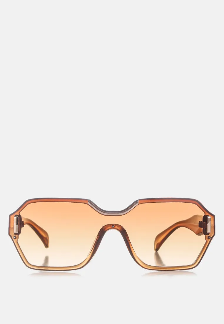 The Unreal Oversized Hexagonal Sunglasses