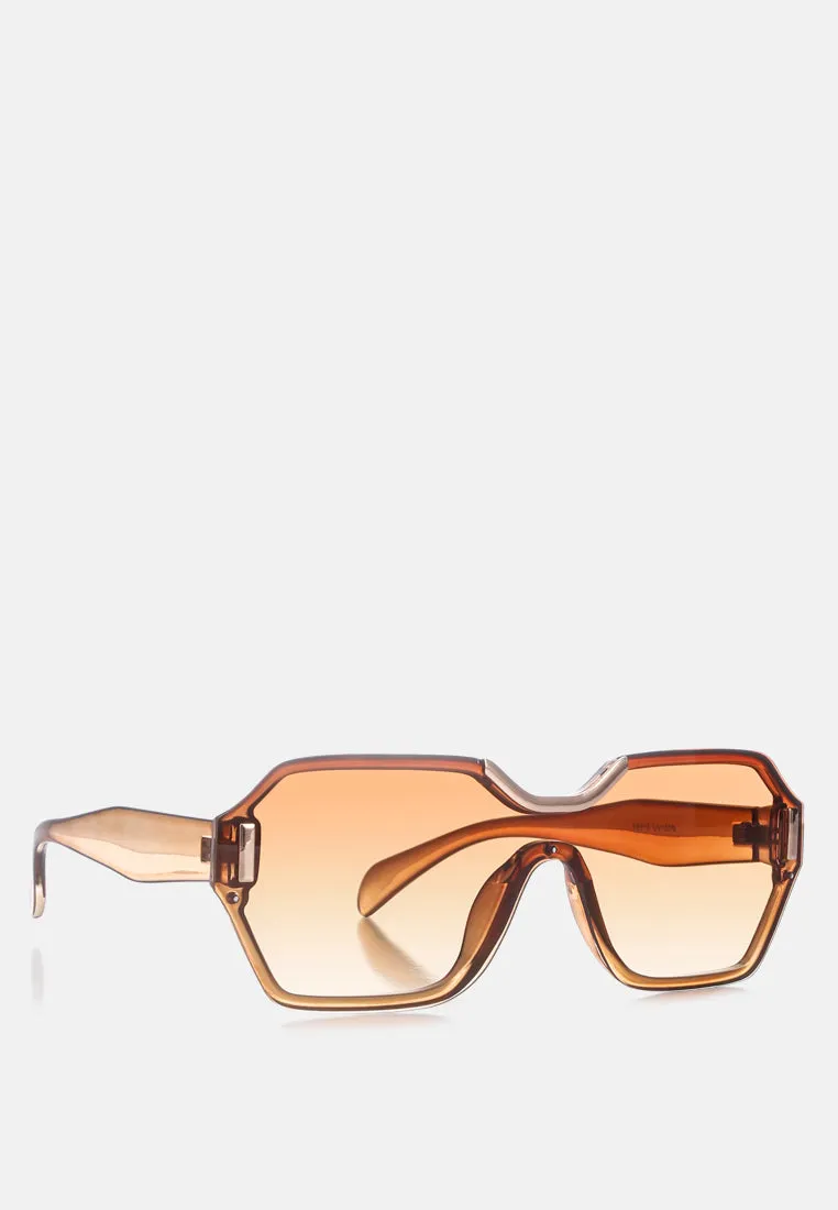 The Unreal Oversized Hexagonal Sunglasses