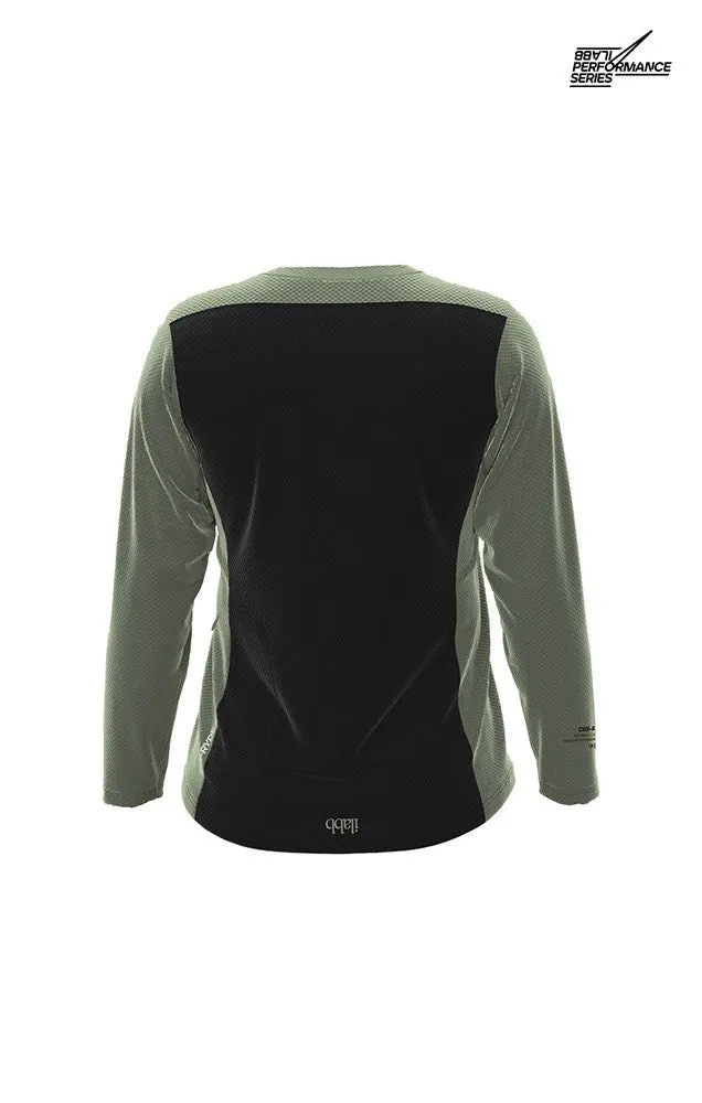 Traverse Capsize Long Sleeve Jersey - Army Green - Women's