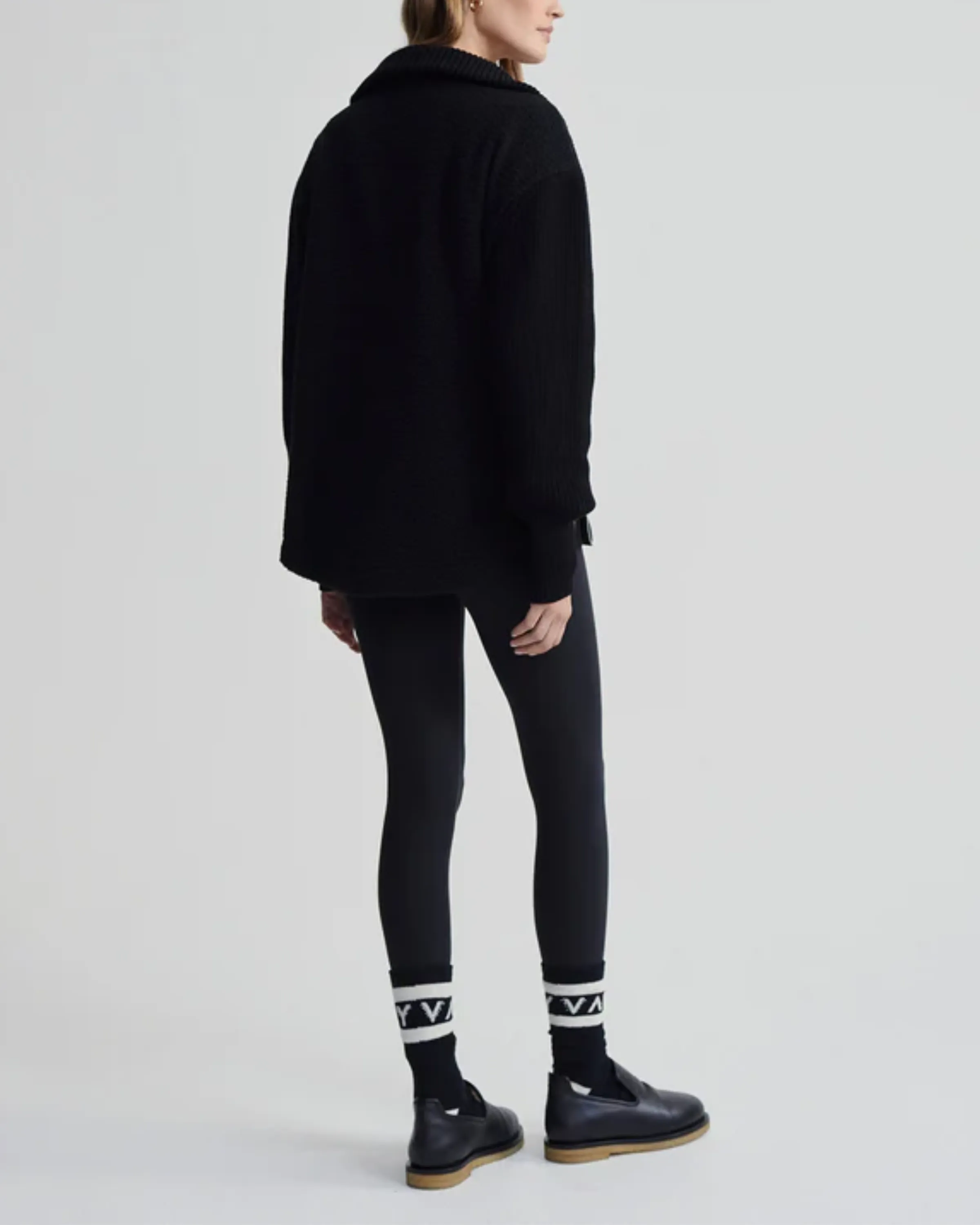 Varley Theresa Half Zip Fleece in Black