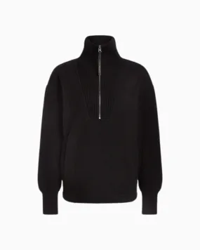 Varley Theresa Half Zip Fleece in Black