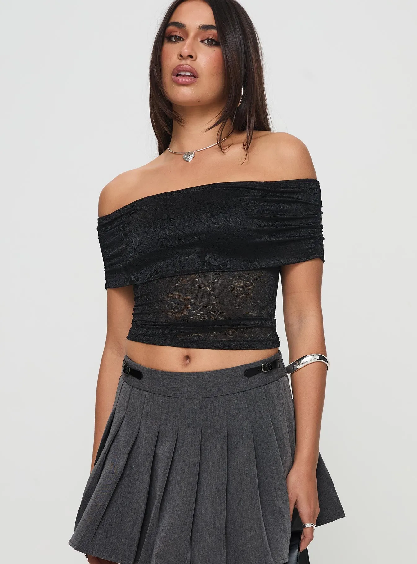 Werrender Off The Shoulder Top Black